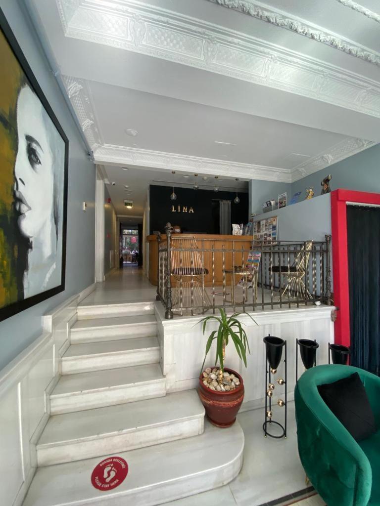 Lina Hotel Taksim Pera Istambul Exterior foto